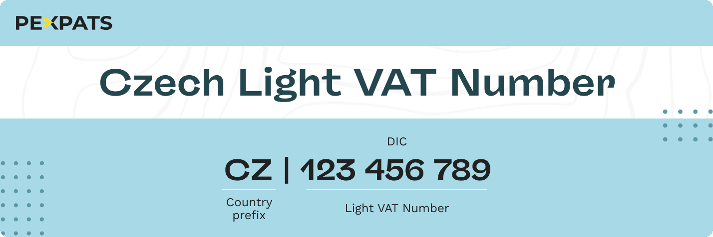 Czech light VAT number format