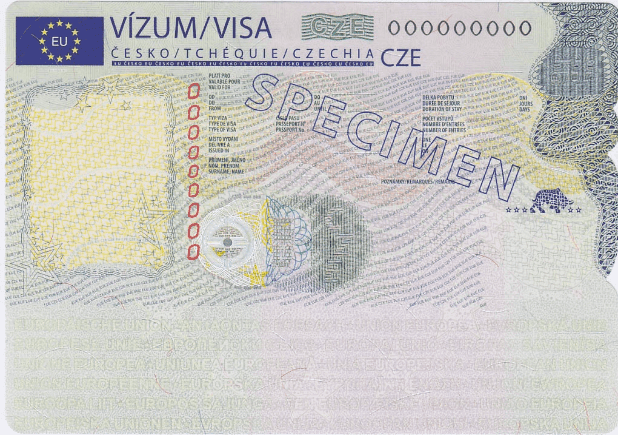 visa sticker