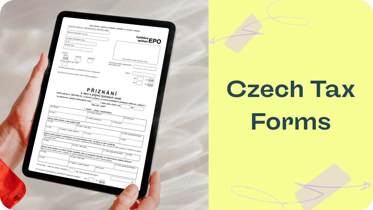 Czech tax form blog photo